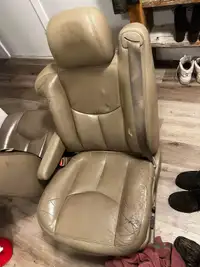 GMC leather front seats