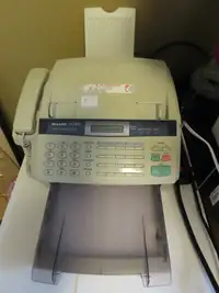 Sharp UX-1100 Plain Paper Fax Machine with Telephone &  Manual