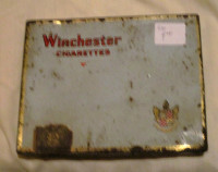 Vintage EMPTY Flat 50's. Winchester, Black Cat, Player's  Navy