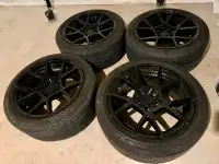 Rotiform 5x114.3 18 x 9.5 Wheels + Bridgestone Potenza Tires