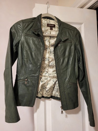 Olive Green Danier Jacket Size 3XS