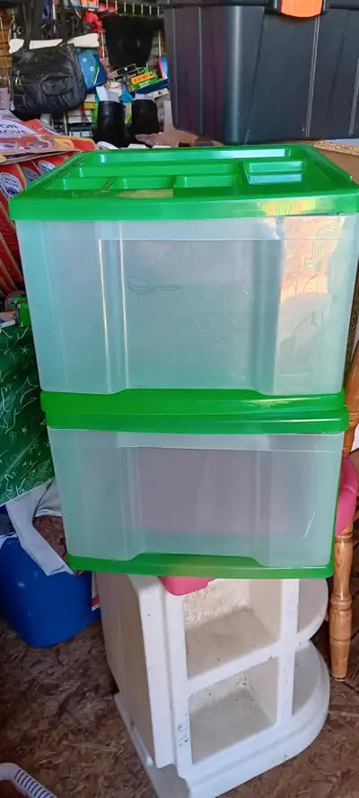 Two Storage Bins , View more