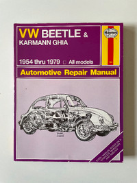 Haynes VW Beetle & Karmann Ghia 1954 thru 1979 Repair Manual