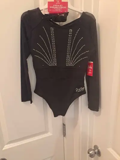 New Justice Girls 2pc Long Sleeve Mesh Dance/Gymnastics Leotard, View more