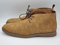Men's high shoes light brown 2 sizes brand new/souliers hommes