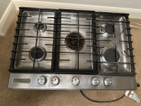 Kitchen aid30” gas top