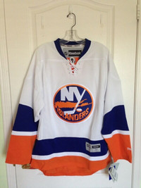 NEW YORK ISLANDERS size 56 Adidas NHL Authentic Hockey Jersey STAINED