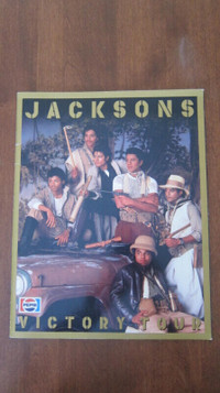 Programme vintage JACKSONS VICTORY TOURS 1984. PEPSI