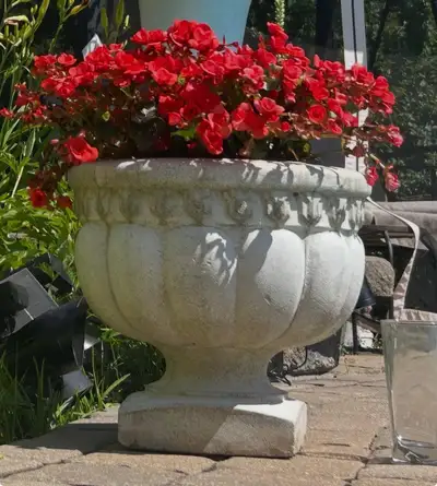 Concrete Urn Planter – Classic Stone Style, View more