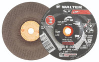Walter HP XX Spin-on grinding wheel- 5” x 1/4” x 5/8-11