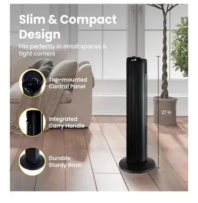 Senville 27" Standing Tower Fan SENFZ10-19M, View more