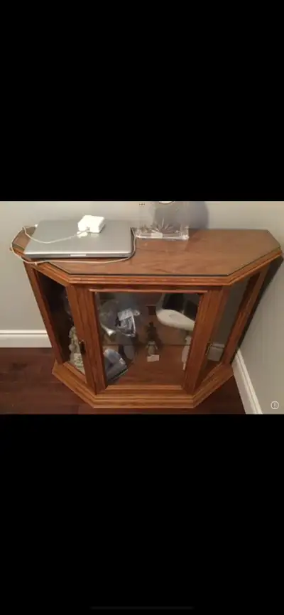 Console hutch display, View more
