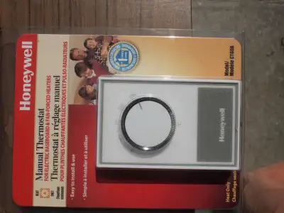 honeywell new in package manual thermostat.