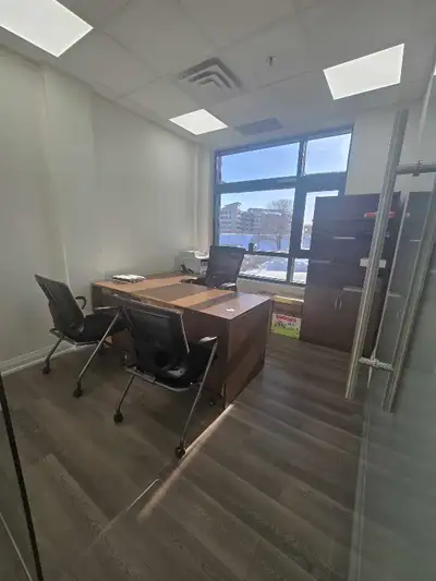 Professional office space available for lease in sharing located in the heart of Milton. The space i...