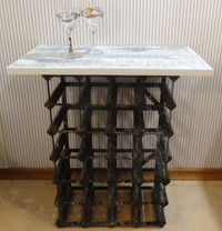 ONE OF A KIND WINE RACK WOOD TOP