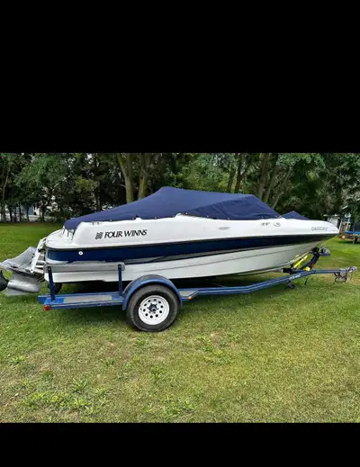 2003 Fourwinns Boat and trailer Horizon H180, 4.3l v6, Volvo Penta engine.Great on gas. Only 100 hou...