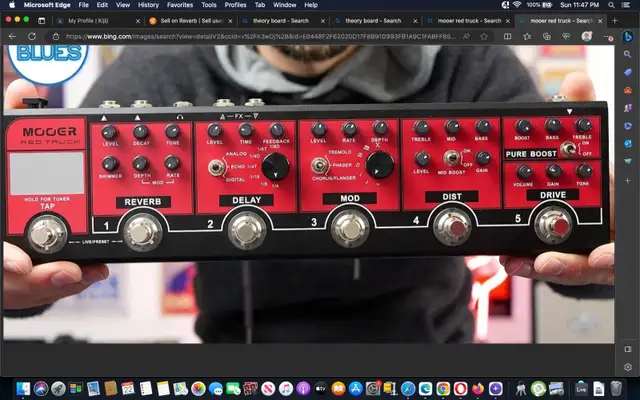 Mooer Red Truck 6-Effect Guitar Pedal w Case (FX Loop, Switcher) in Amps & Pedals in City of Toronto - Image 4