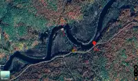 Quebec land for sale, river front, wood cabient