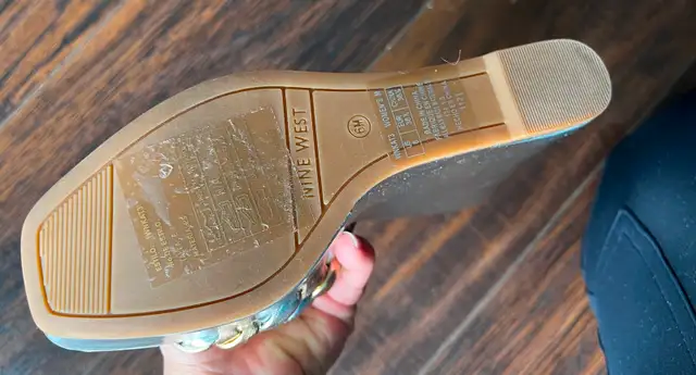 Silver Gold Wedge Sandals63694106802049121