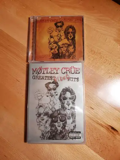 Motley Crue Greatest Hits DVD 2003 and CD 1998, View more