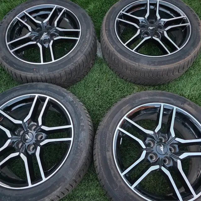235/50/18 Nexne winter tires with Ford Mustand OEM rims 5x114.3 in Tires & Rims in Markham / York Region - Image 2