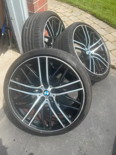 Two BMW M 21" rims (third is damaged) should fit 5 Series (G30), 6 Series GT (G32), 7 Series (G11, G...