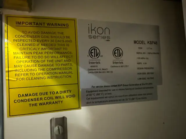 Ikon Sandwich Prep Table in Refrigerators in Thunder Bay - Image 4