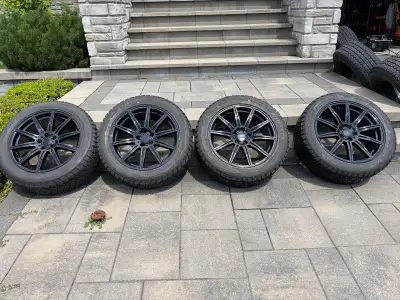 255/50 R19 Winter tires & 5x112, offset 32. Good for at least 2 winters. Was on GLC 43.