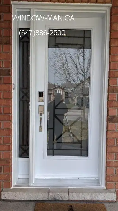 Entry Single Front SideLite Door  Supply Install, View more