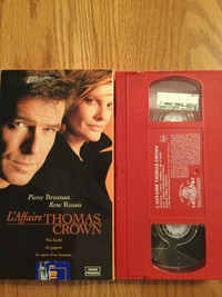 cassette VHS L'Affaire Thomas Crown à vendre
