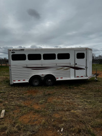 4 horse slant bumper pull trailer 