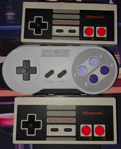 Nintendo NES and SNES Controllers, View more