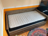 Twin bed frame with storage drawers *MATRESS NOT INCLUDED*
