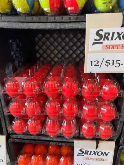 Srixon Matte RED Golf Balls - 15$/Dozen, View more