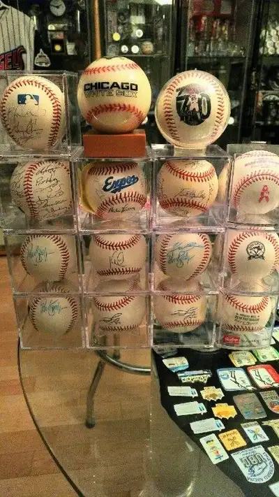 Clearance of Signed Baseball from former Super Stars of the Blue Jays. Baseballs 1995 Montreal Expo...