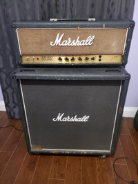 All original 'unmodded' JCM800 50W Head (2204) and matching Cab