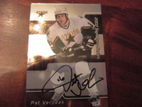 Pat Verbeek 2001-02 In The Game Signature Series Auto