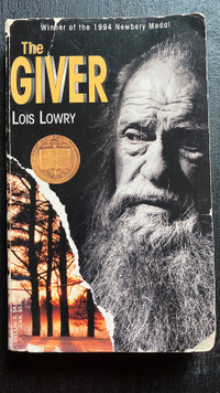 The Giver by Lois Lowry chapter book