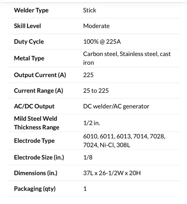 Welder/Generator (Hobart 10,000W)528934370092011523