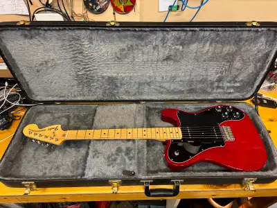 2012 Fender Telecaster Deluxe w/black dove pickups w/hard case, View more