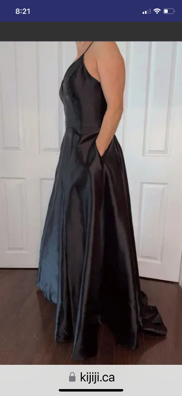 Black JVN designer silky prom dress  from Esty in Women's - Dresses & Skirts in Markham / York Region - Image 4