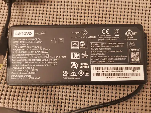Lenovo laptop Power supply  20V in Laptop Accessories in Ottawa - Image 2
