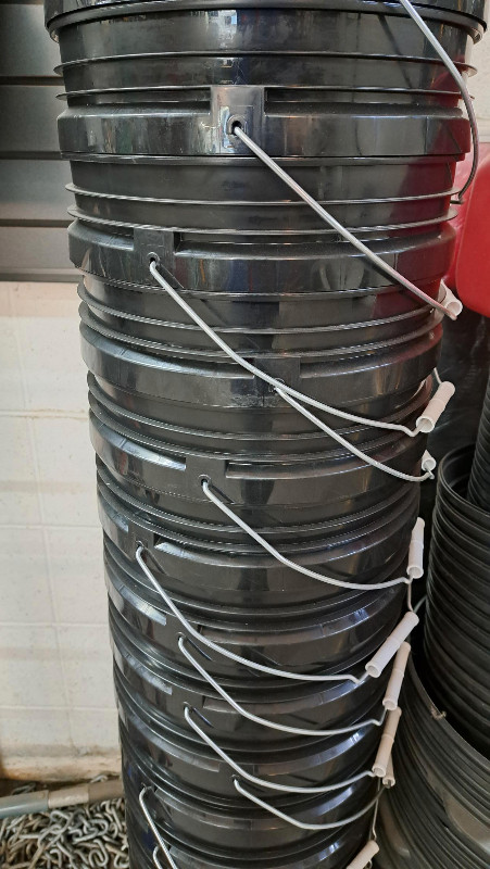 5 Gallon Buckets. Black. $21.00 per each. in Storage Containers in Lethbridge