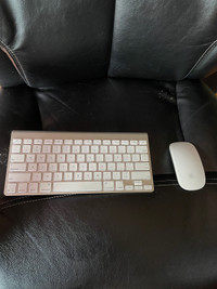  Apple magic mouse and keyboard