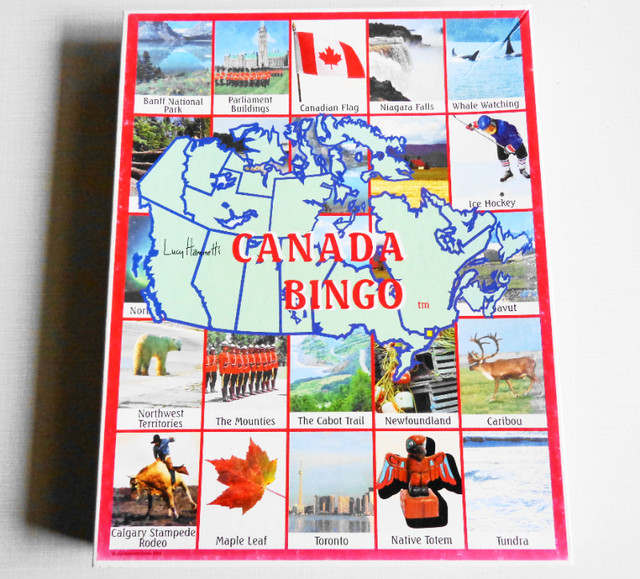 LIKE NEW ! CANADA BINGO #4107 FAMILY GAME 3 TO ADULT in Arts & Collectibles in Guelph