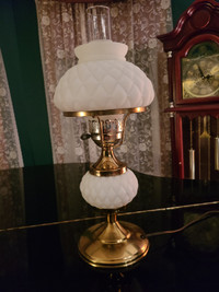 Milk Glass Lamp