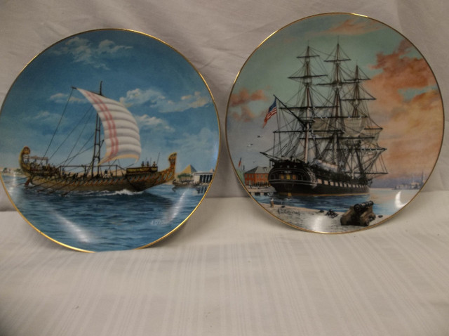 "2000 years of Sailing Ships" Collector Plates in Arts & Collectibles in Belleville - Image 3