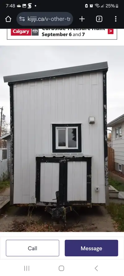 Tiny House on boat chassis. Composting toilet, shower, washer, with easy water/sewer connection. New...