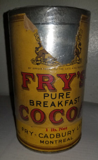 Vintage "British Empire Products" Fry's Cocoa