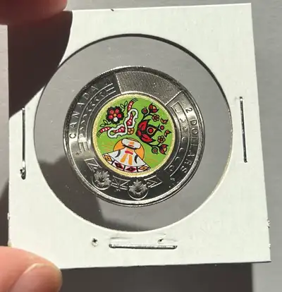 uncirculated 2$ indigenous day coin. , View more